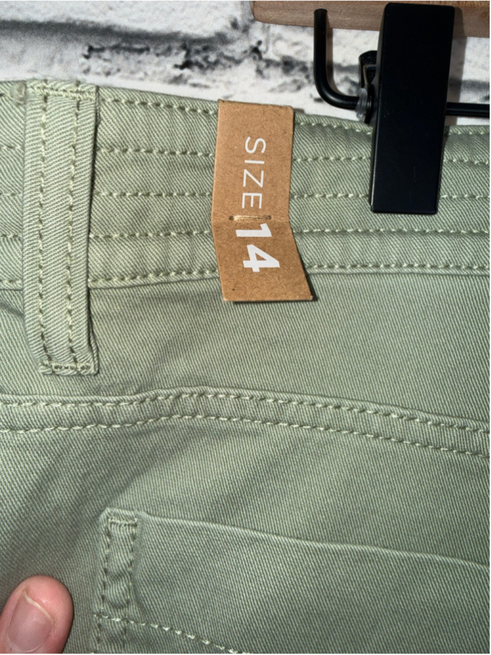 Women's Prana Green Shorts Sancho Shorts Raw Hem size 14 NEW 5’ in Inseam - Picture 8 of 12